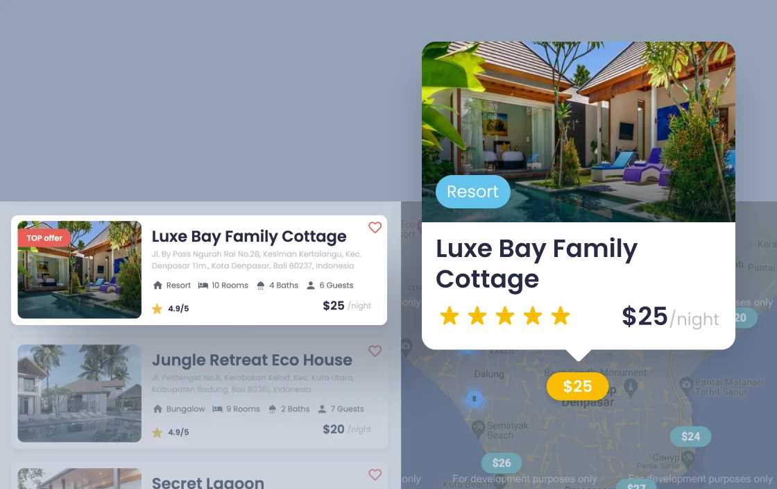 jetengine-map-listing-widget-vacation-rental